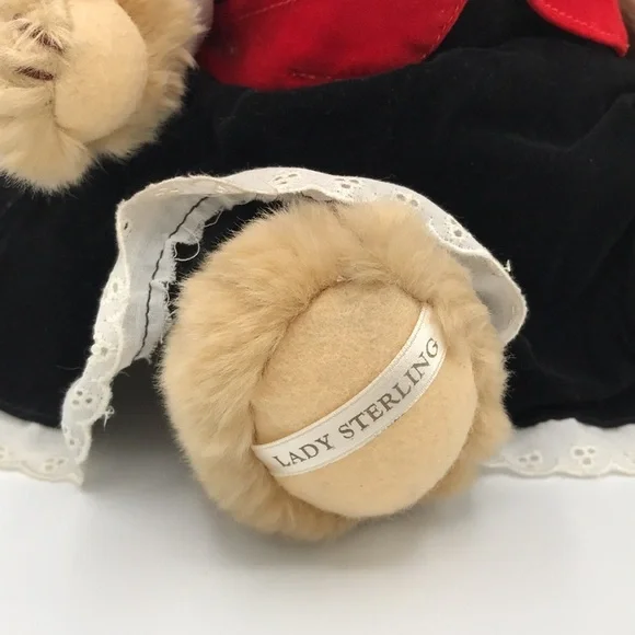 Lady Sterling vintage articulated plush bear - Picture 3 of 6